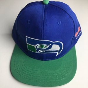 Vintage Seattle Seahawks SnapBack 90s Budweiser NFL Hat